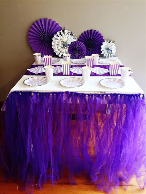 purple and silver party supplies|birthday simple purple party decorations.